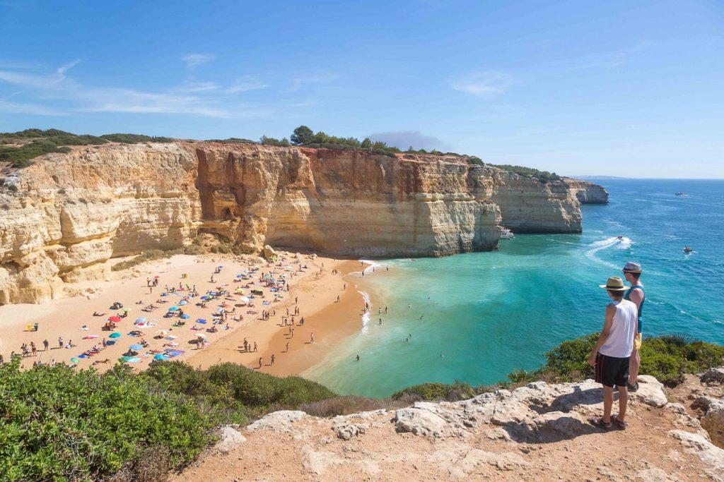 Strand van Benagil Algarve